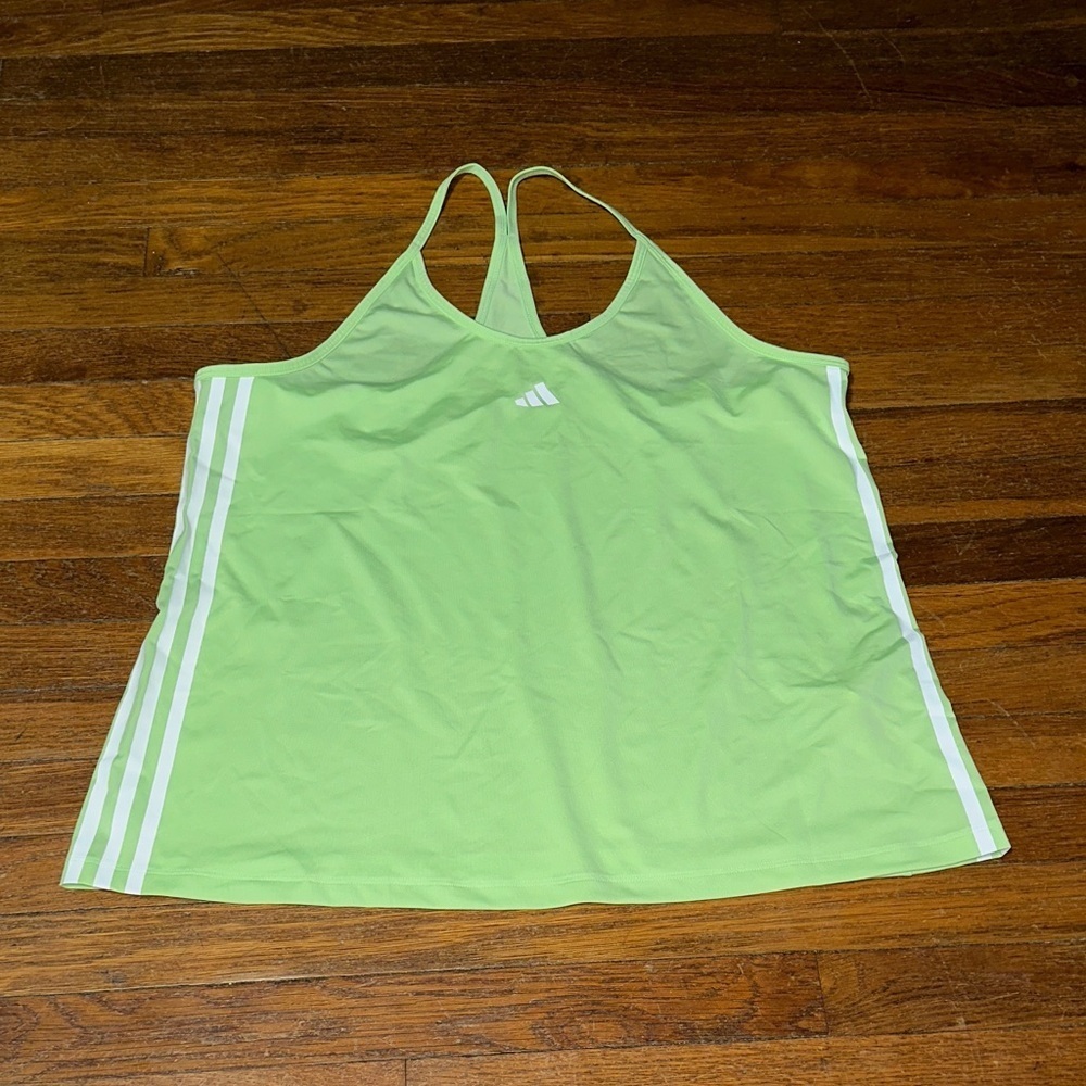 Adidas Hyperglam Semi Green Spark Training Tank Top, XL